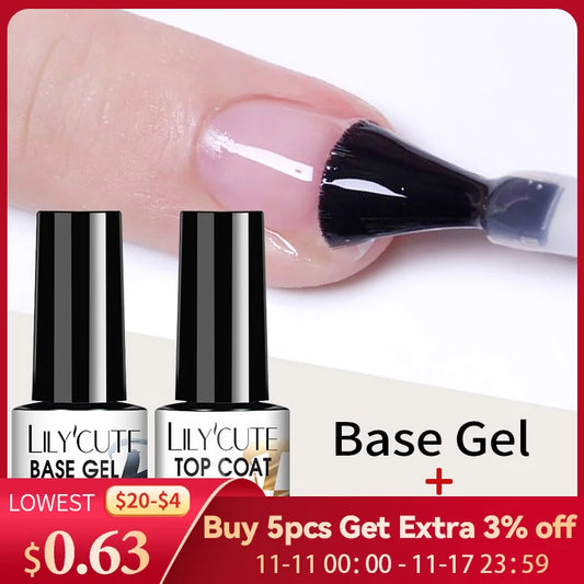 BooJee Gel Polish - Base Coat, Top Coat, and select options